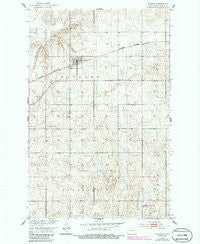 Bowdon North Dakota Historical topographic map, 1:24000 scale, 7.5 X 7.5 Minute, Year 1951