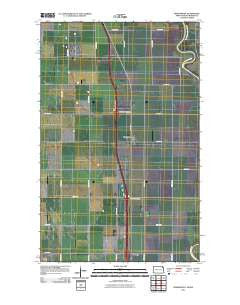 Bowesmont North Dakota Historical topographic map, 1:24000 scale, 7.5 X 7.5 Minute, Year 2011