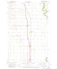 Bowesmont North Dakota Historical topographic map, 1:24000 scale, 7.5 X 7.5 Minute, Year 1971