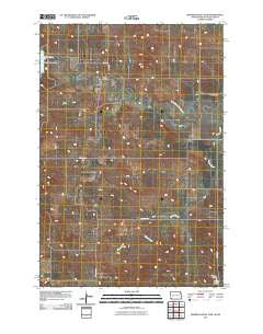 Bowman-Haley Dam North Dakota Historical topographic map, 1:24000 scale, 7.5 X 7.5 Minute, Year 2011