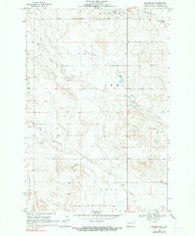 Bowman SW North Dakota Historical topographic map, 1:24000 scale, 7.5 X 7.5 Minute, Year 1968