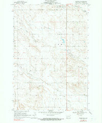 Bowman SW North Dakota Historical topographic map, 1:24000 scale, 7.5 X 7.5 Minute, Year 1968