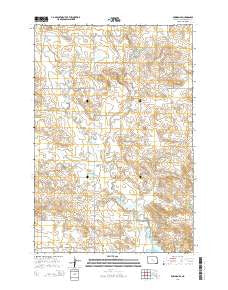 Bowman SE North Dakota Current topographic map, 1:24000 scale, 7.5 X 7.5 Minute, Year 2014