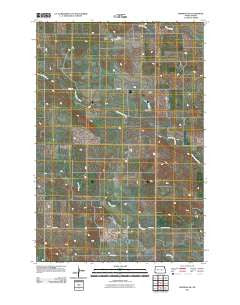 Bowman SW North Dakota Historical topographic map, 1:24000 scale, 7.5 X 7.5 Minute, Year 2011