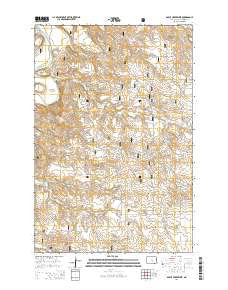 Boyce Creek West North Dakota Current topographic map, 1:24000 scale, 7.5 X 7.5 Minute, Year 2014