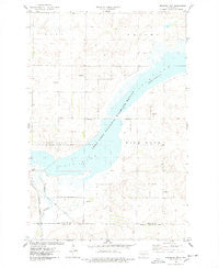 Braddock NW North Dakota Historical topographic map, 1:24000 scale, 7.5 X 7.5 Minute, Year 1975