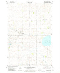 Braddock North Dakota Historical topographic map, 1:24000 scale, 7.5 X 7.5 Minute, Year 1975