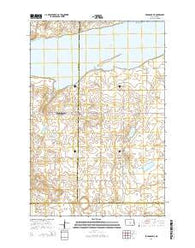 Braddock NE North Dakota Current topographic map, 1:24000 scale, 7.5 X 7.5 Minute, Year 2014