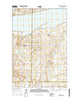 Braddock NE North Dakota Current topographic map, 1:24000 scale, 7.5 X 7.5 Minute, Year 2014