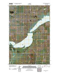 Braddock NW North Dakota Historical topographic map, 1:24000 scale, 7.5 X 7.5 Minute, Year 2011