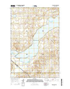 Braddock NW North Dakota Current topographic map, 1:24000 scale, 7.5 X 7.5 Minute, Year 2014