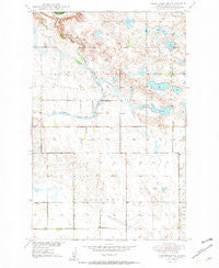Brantford NE North Dakota Historical topographic map, 1:24000 scale, 7.5 X 7.5 Minute, Year 1950