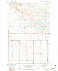 Brantford NE North Dakota Historical topographic map, 1:24000 scale, 7.5 X 7.5 Minute, Year 1950