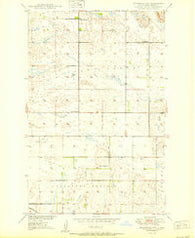 Brantford NW North Dakota Historical topographic map, 1:24000 scale, 7.5 X 7.5 Minute, Year 1950