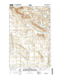 Brantford NE North Dakota Current topographic map, 1:24000 scale, 7.5 X 7.5 Minute, Year 2014