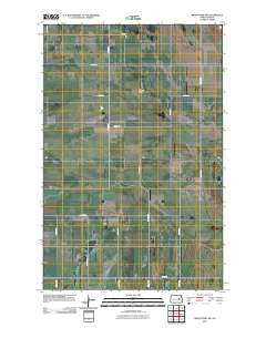 Brantford NW North Dakota Historical topographic map, 1:24000 scale, 7.5 X 7.5 Minute, Year 2011