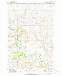 Bratburg Butte North Dakota Historical topographic map, 1:24000 scale, 7.5 X 7.5 Minute, Year 1973