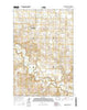 Bratburg Butte North Dakota Current topographic map, 1:24000 scale, 7.5 X 7.5 Minute, Year 2014