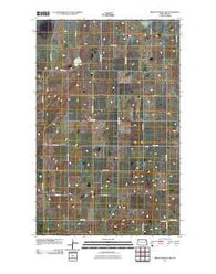 Bright Water Lake North Dakota Historical topographic map, 1:24000 scale, 7.5 X 7.5 Minute, Year 2011