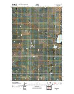 Brinsmade North Dakota Historical topographic map, 1:24000 scale, 7.5 X 7.5 Minute, Year 2011