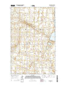 Brinsmade North Dakota Current topographic map, 1:24000 scale, 7.5 X 7.5 Minute, Year 2014