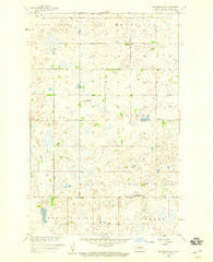 Brinsmade SW North Dakota Historical topographic map, 1:24000 scale, 7.5 X 7.5 Minute, Year 1958