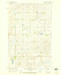 Brinsmade SW North Dakota Historical topographic map, 1:24000 scale, 7.5 X 7.5 Minute, Year 1958