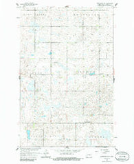 Brinsmade SW North Dakota Historical topographic map, 1:24000 scale, 7.5 X 7.5 Minute, Year 1958