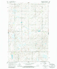 Brinsmade SW North Dakota Historical topographic map, 1:24000 scale, 7.5 X 7.5 Minute, Year 1958