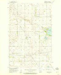 Brinsmade North Dakota Historical topographic map, 1:24000 scale, 7.5 X 7.5 Minute, Year 1957