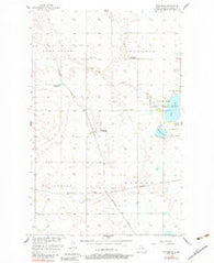 Brinsmade North Dakota Historical topographic map, 1:24000 scale, 7.5 X 7.5 Minute, Year 1956