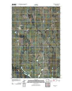 Brocket North Dakota Historical topographic map, 1:24000 scale, 7.5 X 7.5 Minute, Year 2011