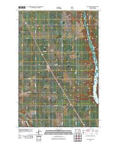 Buchanan North Dakota Historical topographic map, 1:24000 scale, 7.5 X 7.5 Minute, Year 2011