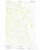 Buckskin Butte North Dakota Historical topographic map, 1:24000 scale, 7.5 X 7.5 Minute, Year 1974