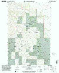 Buckskin Butte North Dakota Historical topographic map, 1:24000 scale, 7.5 X 7.5 Minute, Year 1997