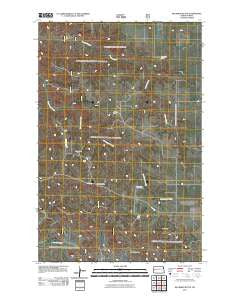 Buckskin Butte North Dakota Historical topographic map, 1:24000 scale, 7.5 X 7.5 Minute, Year 2011