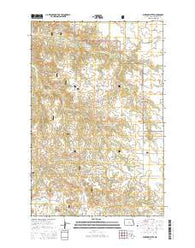 Buckskin Butte North Dakota Current topographic map, 1:24000 scale, 7.5 X 7.5 Minute, Year 2014