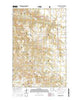Buckskin Butte North Dakota Current topographic map, 1:24000 scale, 7.5 X 7.5 Minute, Year 2014
