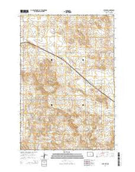 Bucyrus North Dakota Current topographic map, 1:24000 scale, 7.5 X 7.5 Minute, Year 2014