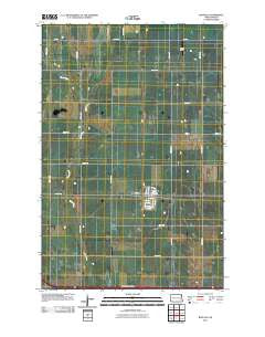 Buffalo North Dakota Historical topographic map, 1:24000 scale, 7.5 X 7.5 Minute, Year 2011