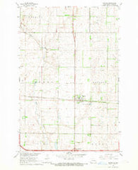 Buffalo North Dakota Historical topographic map, 1:24000 scale, 7.5 X 7.5 Minute, Year 1967
