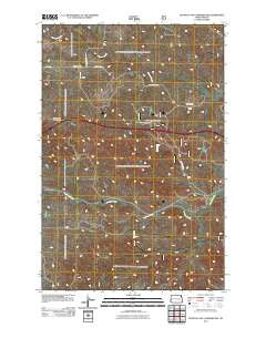 Buffalo Gap Campground North Dakota Historical topographic map, 1:24000 scale, 7.5 X 7.5 Minute, Year 2011