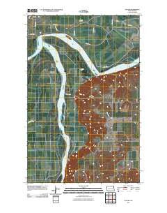 Buford North Dakota Historical topographic map, 1:24000 scale, 7.5 X 7.5 Minute, Year 2011