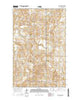 Bull Butte North Dakota Current topographic map, 1:24000 scale, 7.5 X 7.5 Minute, Year 2014