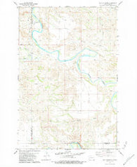 Bullion Butte North Dakota Historical topographic map, 1:24000 scale, 7.5 X 7.5 Minute, Year 1979