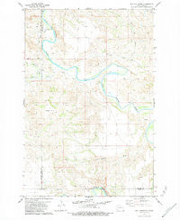 Bullion Butte North Dakota Historical topographic map, 1:24000 scale, 7.5 X 7.5 Minute, Year 1979