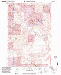 Bullion Butte North Dakota Historical topographic map, 1:24000 scale, 7.5 X 7.5 Minute, Year 1997