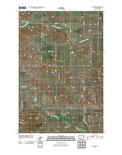 Burgess North Dakota Historical topographic map, 1:24000 scale, 7.5 X 7.5 Minute, Year 2011