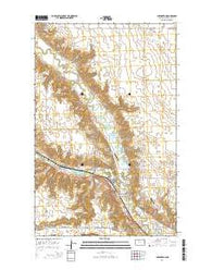 Burlington North Dakota Current topographic map, 1:24000 scale, 7.5 X 7.5 Minute, Year 2014