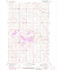 Burlington NE North Dakota Historical topographic map, 1:24000 scale, 7.5 X 7.5 Minute, Year 1979
